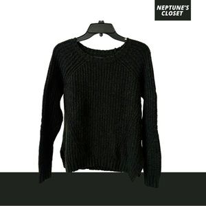 American Eagle Dark Green Black Knitted Sweater Women